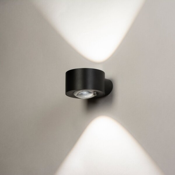 Nástěnné venkovní LED svítidlo Monroe Black X IP65 (LMD)