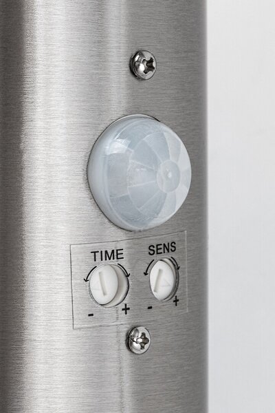 Rabalux 8266 Inox torch Nástěnné venkovní světlo | E27 | Bílá | Chrom | Kov - r-8266