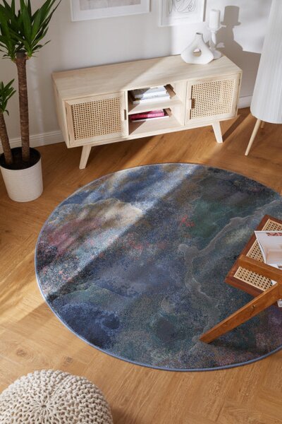 Koberec RAGOLLE Argentum 63934 5626 kruh