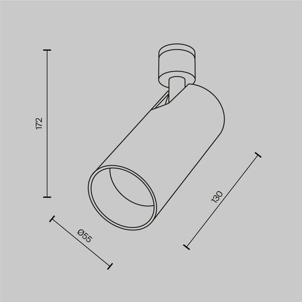 M C150CL-13W3K-B Svítidlo Focus LED Holity 3000K 13W 38d C150CL-13W3K-B - MAYTONI