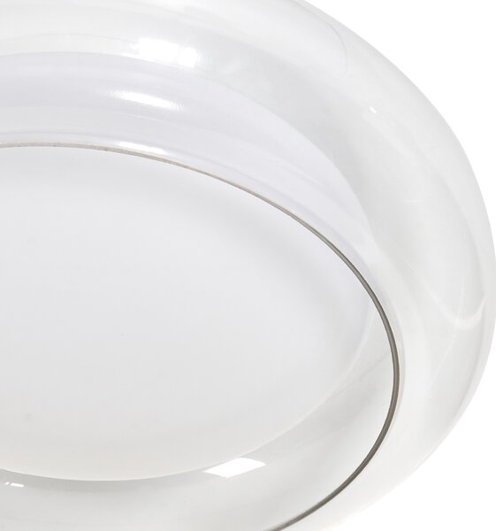 LED stropní lampa NITH se stmívačem Sklo Průhledná