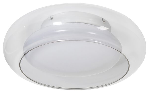 LED stropní lampa NITH se stmívačem Sklo Průhledná