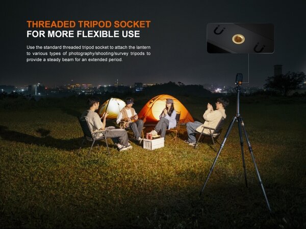 Fenix CL27RGRE - LED Stmívatelné nabíjecí svítidlo LED/USB IP66 1600 lm 285 h