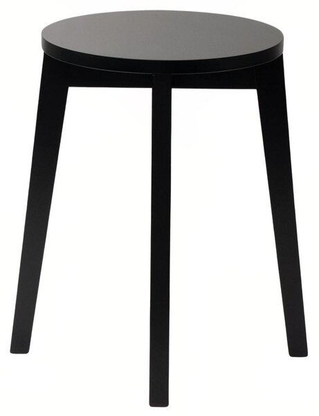 FormWood Černá dřevěná stolička Tabonta 46 cm