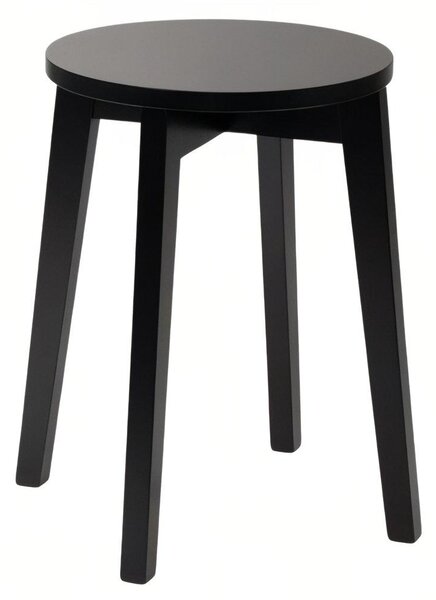 FormWood Černá dřevěná stolička Tabonta 46 cm