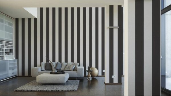 A.S. Création | Vliesová tapeta na zeď Elegance 3342-13 | 0,53 x 10,05 m | černá, bílá