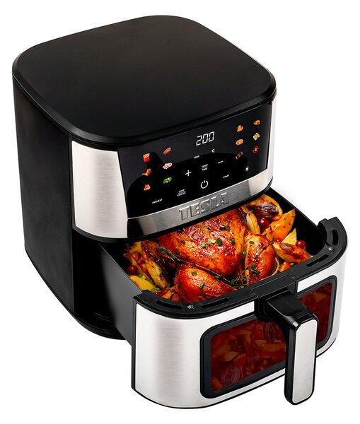 TESLA AirCook Q60 XXL Pro - multifunkční digitální horkovzdušná fritéza