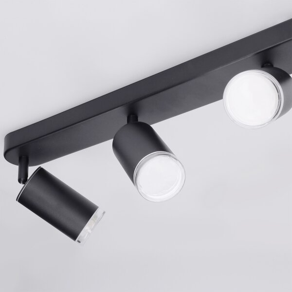 Brilagi - Koupelnové bodové svítidlo SELE 4xGU10/30W/230V IP44 černá