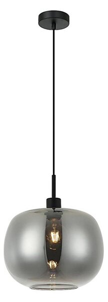 Lustr na lanku ALAN 1xE27/40W/230V kouřová černá