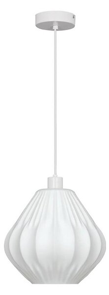 Lustr na lanku CARSON 1xE27/40W/230V bílá