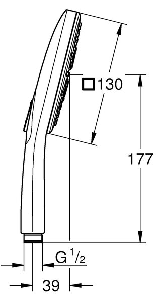 Grohe Rainshower sprchová hlavice chrom 26582000