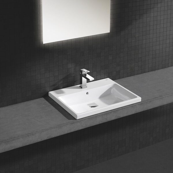 Grohe Cube Ceramic umyvadlo 60x49 cm obdélníkový zápustný bílá lesk 3947900H