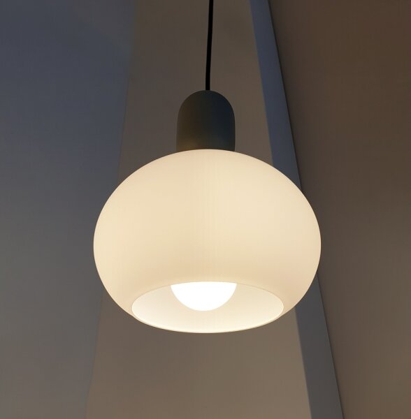 Lustr na lanku VALISIA 1xE27/40W/230V černá/olivová