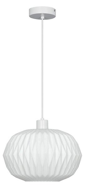 Lustr na lanku CARSON 1xE27/40W/230V bílá