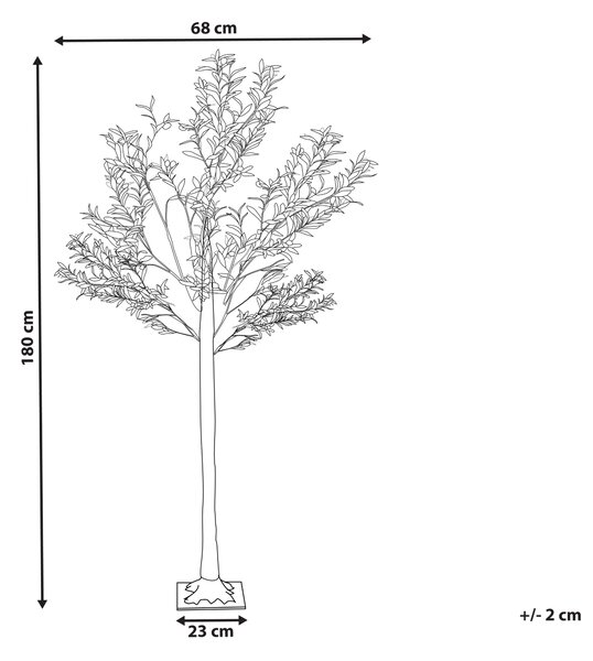 Venkovní dekorace LED CELIONI 180 cm Stromek Zelená