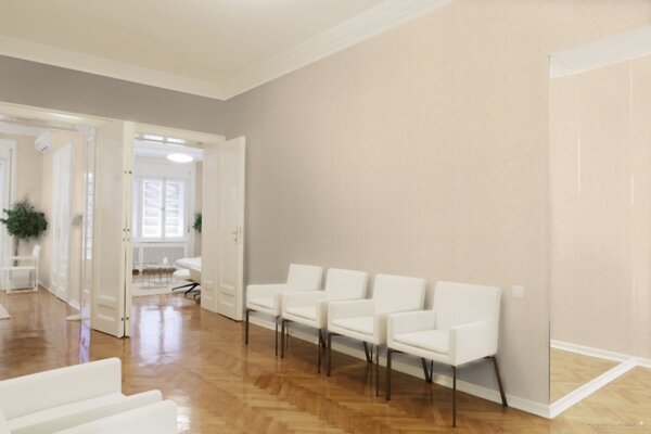 A.S. Création | Vliesová tapeta na zeď Versace 96233-3 | 0,70 x 10,05 m | bílá, béžová, metalická