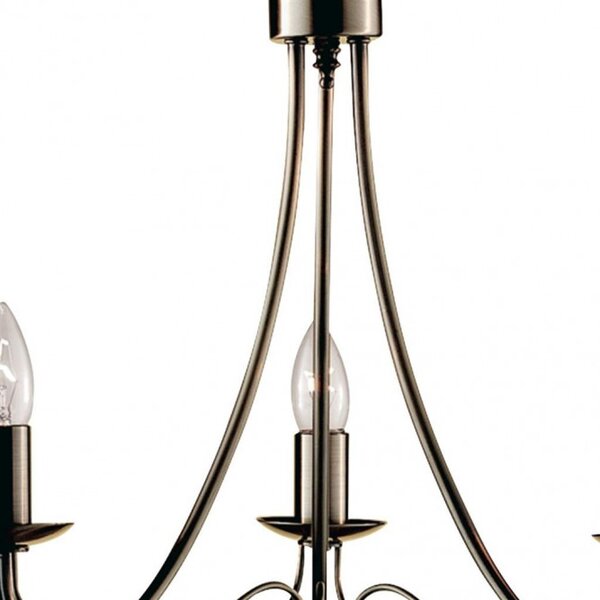 Searchlight 6343-3AB Závěsný tříramenný lustr MAYPOLE patina