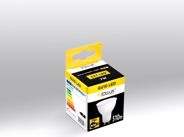 LED žárovka GU10 3000k 7w 510lm