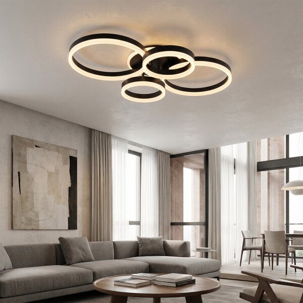Brilagi - LED Stmívatelné stropní svítidlo ORBITS LED/49W/230V 3000-6000K + DO