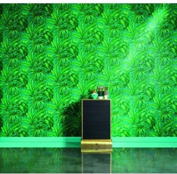 A.S. Création | Vliesová tapeta na zeď Versace 96240-6 | 0,70 x 10,05 m | tyrkysová, zelená