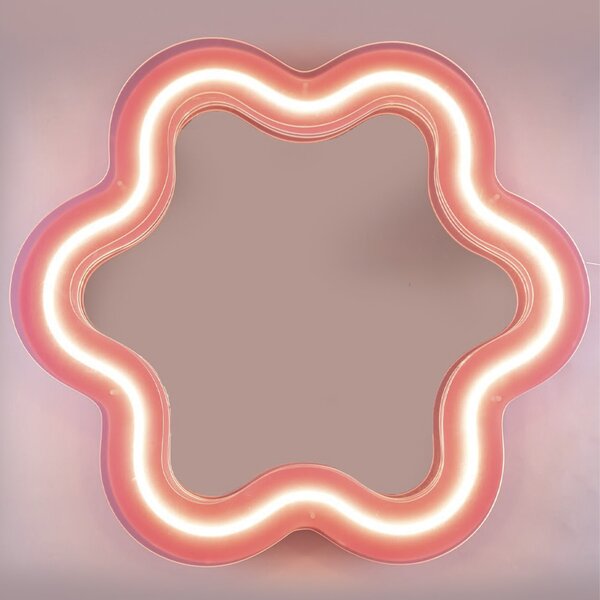 Seletti designová zrcadla Supercurve Mirror Flower Large