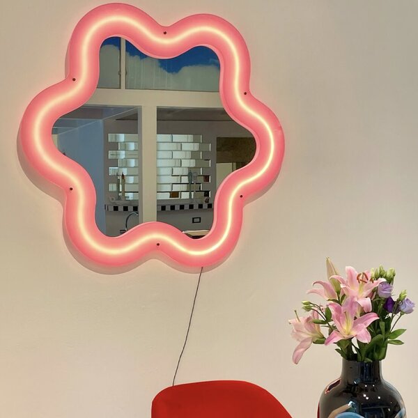 Seletti designová zrcadla Supercurve Mirror Flower Large
