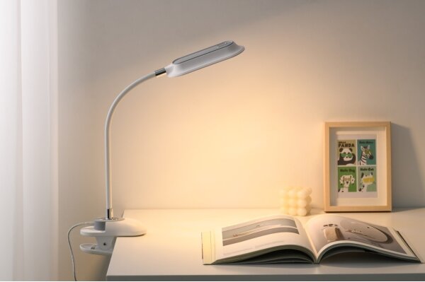 Immax 08997L - LED+CCT Stm stolní lampa s klip CLIP 7,5W/230V bílá