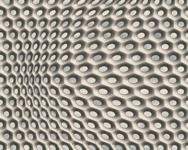 Vliesová tapeta na zeď Dimex 2018 32707-3 | 0,53 x 10,05 m | béžová, šedá, černá | A.S. Création
