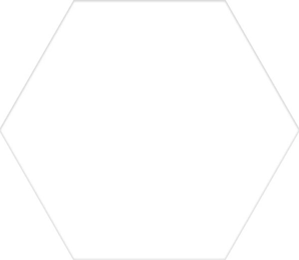 Dlažba Codicer Solid Hex 25 White 22x25