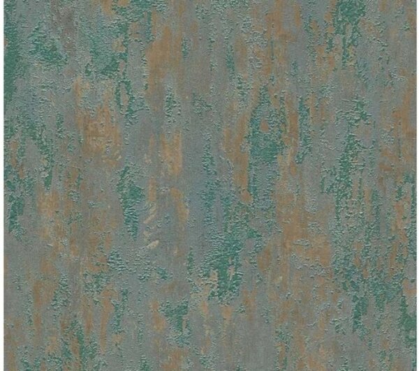A.S. Création | Vliesová tapeta na zeď Havanna 32651-2 | 0,53 x 10,05 m | hnědá, zelená, metalická