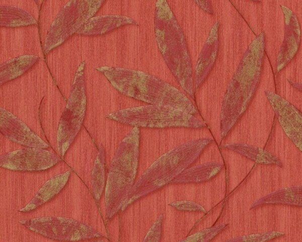 Vliesová tapeta na zeď Dimex 2018 32880-2 | 0,53 x 10,05 m | zlatá, červená | A.S. Création