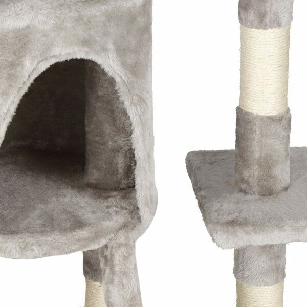 Škrabadlo pro kočky - Domeček se schody 5 pater 96 cm SPRINGOS PA1039
