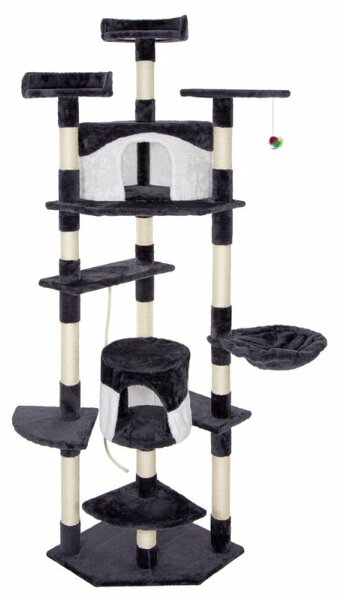 Škrabadlo pro kočky - Domeček Lux 11 pater 203 cm SPRINGOS PA1045