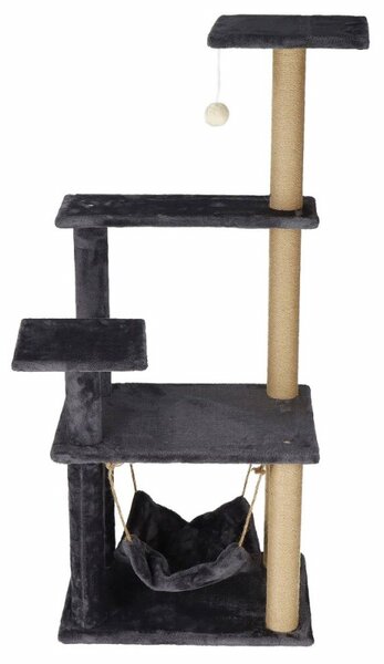 Škrabadlo pro kočky - Věž s houpacím křeslem 5 pater 121 cm SPRINGOS PA1047