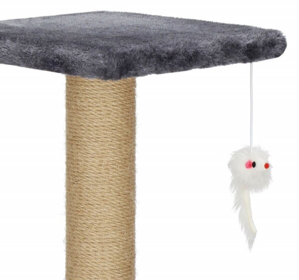 Škrabadlo pro kočky - Domeček s tunelem 4 patra 62 cm SPRINGOS PA1038