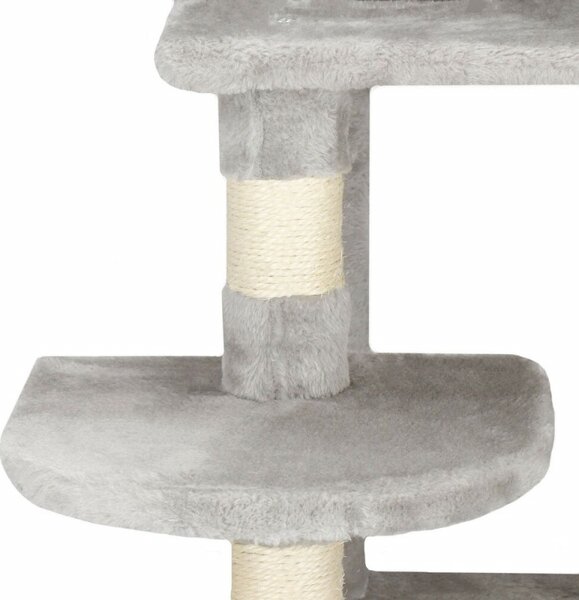 Škrabadlo pro kočky - Domeček s houpacím křeslem 6 pater 145 cm SPRINGOS PA1049