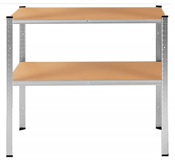 2x Kovový regál 180x90x40 cm 5 polic SPRINGOS HA5161