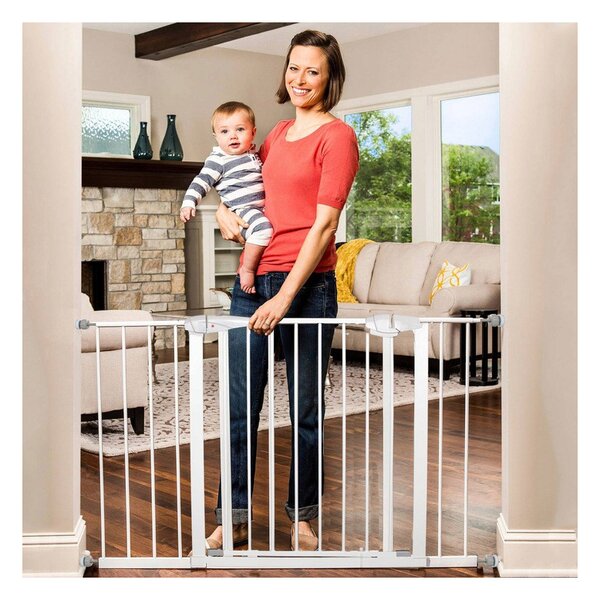 Dětská zábrana nastavitelná 76-113 cm SPRINGOS BabyLock bílá