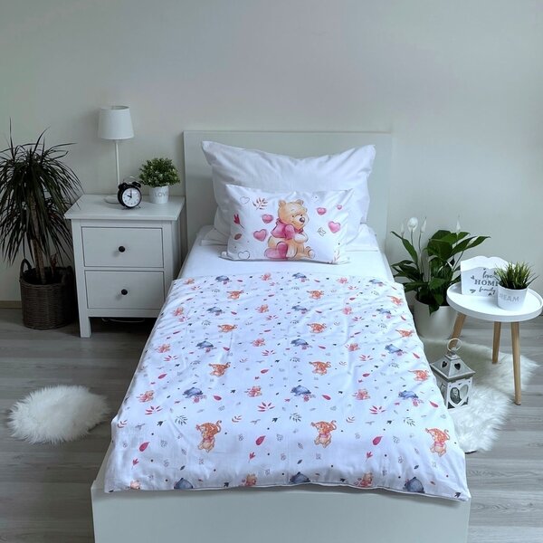 Jerry fabrics Disney povlečení do postýlky WTP white baby 100x135 + 40x60 cm