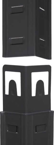 Kovový regál 150x75x30 cm, 5 polic SPRINGOS HA5261