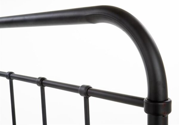 Jednolůžková postel 120 cm Lashell 120 (bez matrace) (černá)
