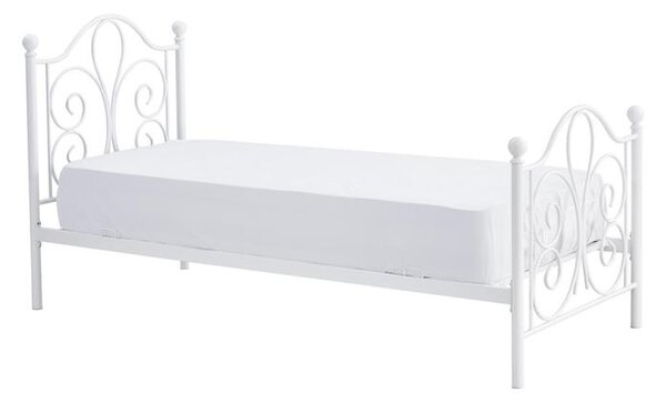 Jednolůžková postel 90 cm Patience (bez matrace) (bílá)