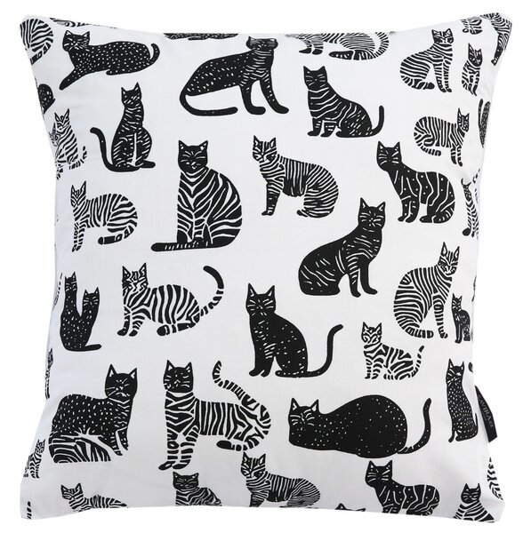 XPOSE® Set povlaků na polštář KOČIČÍ SVĚT 43x43 cm - set 4ks