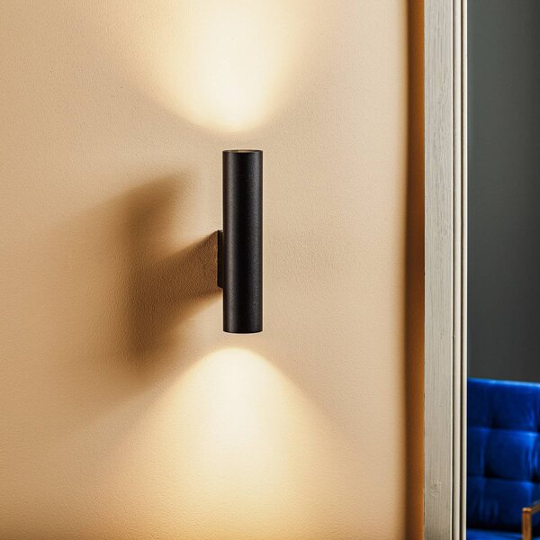 Nowodvorski Lighting Nástěnné světlo Eye, černé, stmívatelný, Černá, Obývací pokoj / jídelna, kov, Moderní