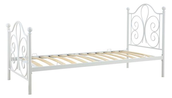 Jednolůžková postel 90 cm Patience (bez matrace) (bílá)