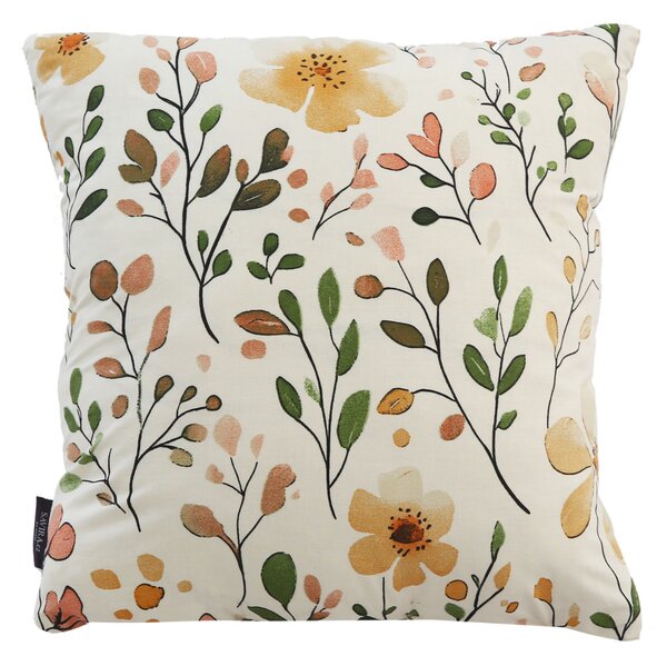 XPOSE® Set povlaků na polštář PASTELOVÉ KVĚTY 43x43 cm - set 4ks
