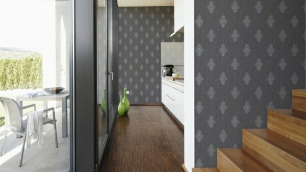 A.S. Création | Vliesová tapeta na zeď Luxury Wallpaper 31946-4 | 0,53 x 10,05 m | šedá, metalická