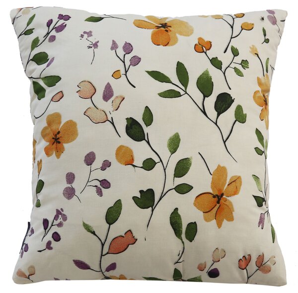 XPOSE® Set povlaků na polštář PASTELOVÉ KVĚTY 43x43 cm - set 4ks