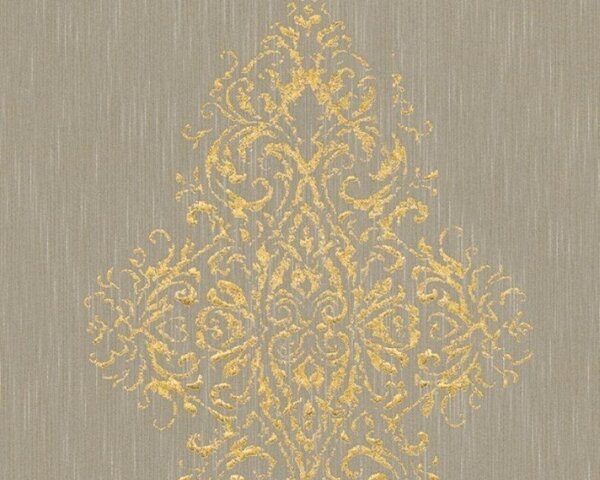 A.S. Création | Vliesová tapeta na zeď Luxury Wallpaper 31945-3 | 0,53 x 10,05 m | béžová, zlatá