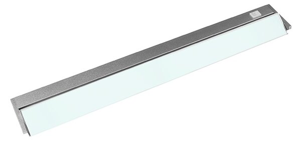 PANLUX s.r.o. VERSA LED výklopné nábytkové svítidlo s vypínačem pod kuchyňskou linku 10W, stříbrná Barevná teplota: Studená bílá